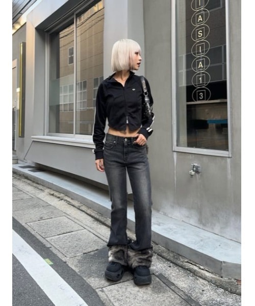 LAGUA GEM（ラグアジェム） ジーンズ デニム デニムパンツ FAUX FUR