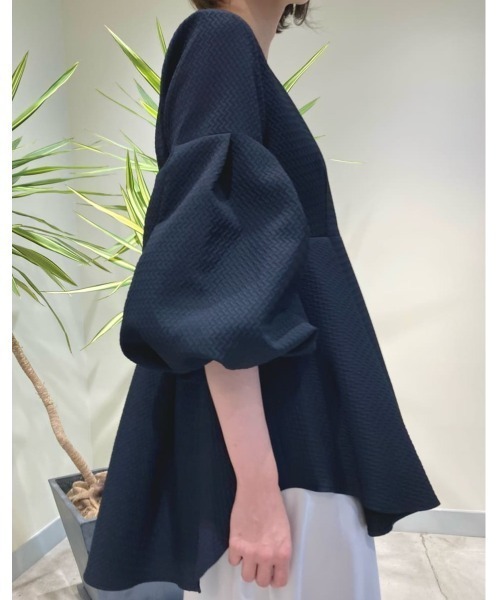 LE PHIL（ル フィル） ブラウス シャツ ジャガードブラウス レディース