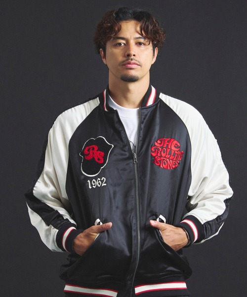 JACKROSE（ジャックローズ） スカジャン B-TRS-Lips＆Tongue