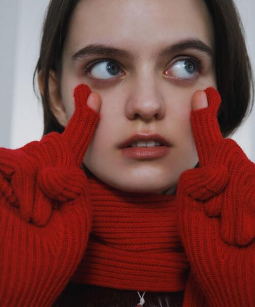 SENSE OF PLACE by URBAN RESEARCH 手袋 モチモチニットグローブ