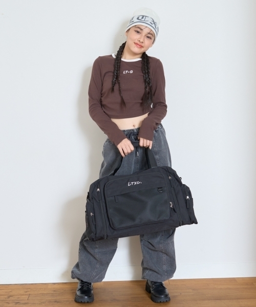 LOVETOXIC ボストンバッグ 「LTXC」「容43-50L」「撥水」拡張ボストン
