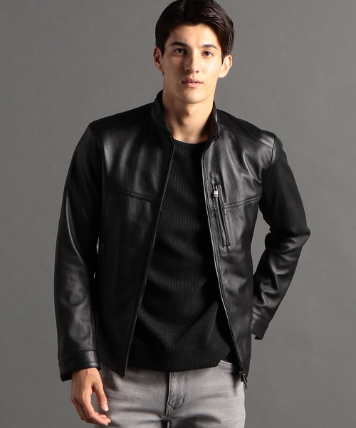 MONSIEUR NICOLE（ムッシュニコル） 革ジャン ライダース シープレザー