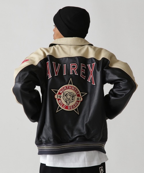AVIREX（アヴィレックス） スタジャン STADIUM JACKET WILD BEARS
