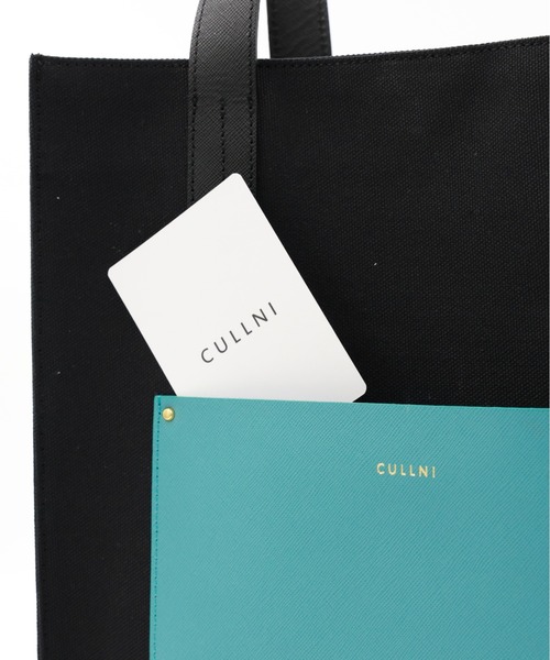 CULLNI（クルニ） トートバッグ Leather Pocket Canvas Mini Tote / BG