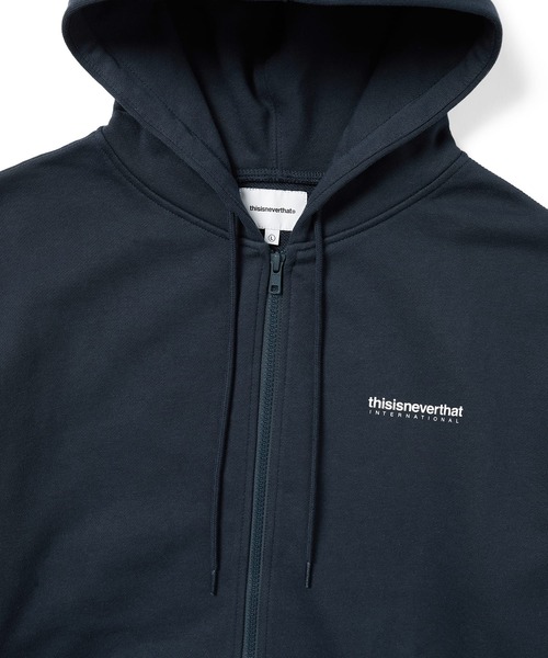 thisisneverthat（ディスイズネバーザット） パーカー INTL. Logo Zip