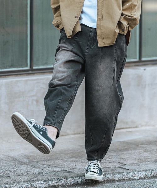 CAMBIO（カンビオ） ジーンズ mp13111-Hem Darts Design Balloon