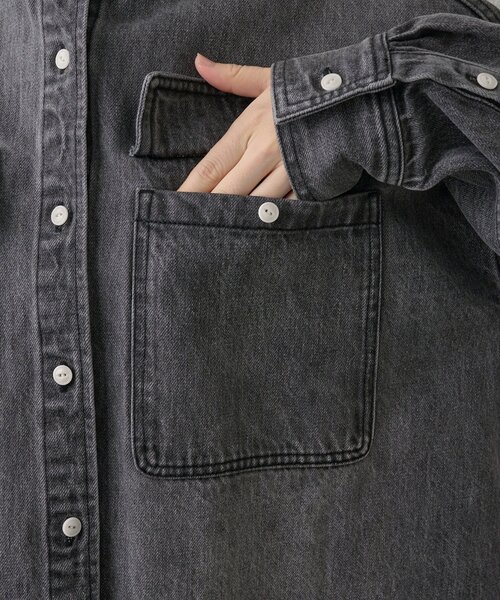 Whim Gazette（ウィム ガゼット） ブラウス シャツ コットンヘンプ