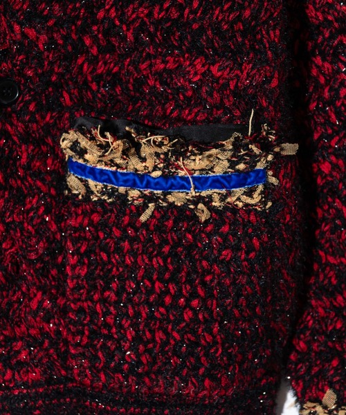 glamb（グラム） コート ジャケット Shaggy Knit Jacket / シャギー