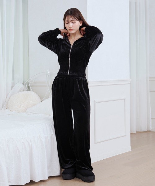 セットアップ 「SET ITEM」velour set up /ベロアセットアップ