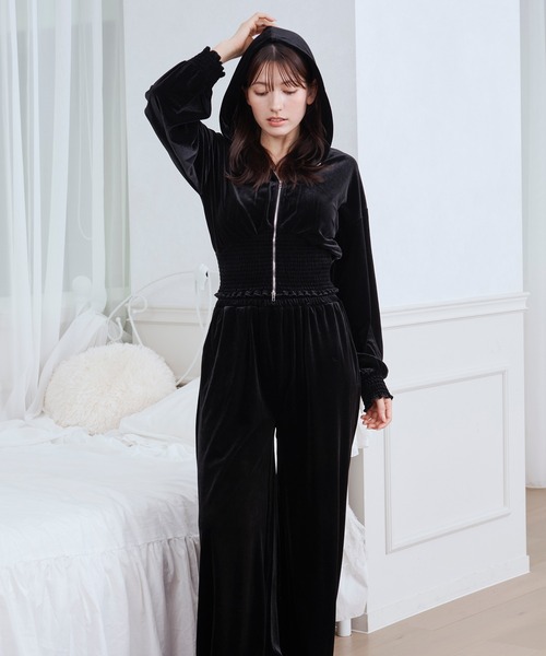 セットアップ 「SET ITEM」velour set up /ベロアセットアップ