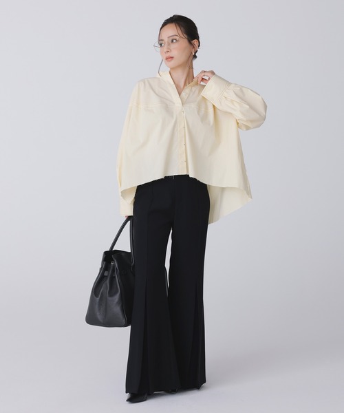 anuans（アニュアンス） パンツ ダブルクロスボックスタックパンツ