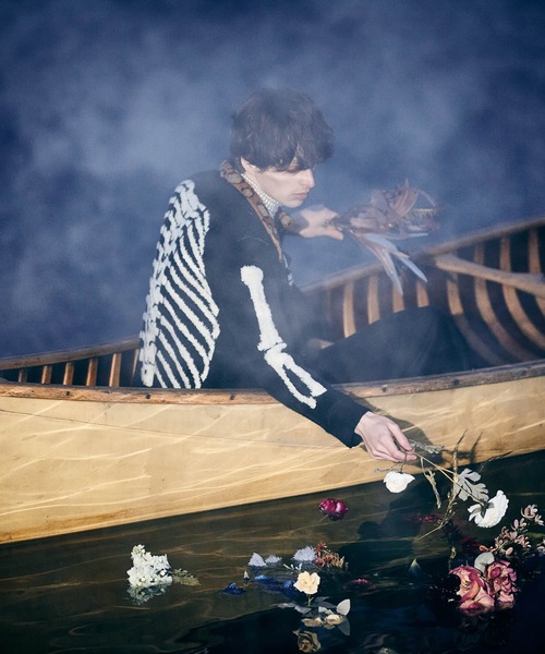 glamb（グラム） 革ジャン ライダース Knit Riders Jacket / ニット