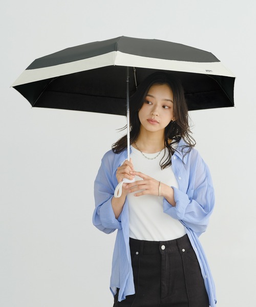 Wpc. 折りたたみ傘 「公式限定アイテム」遮光 切り継ぎタイニー 親骨