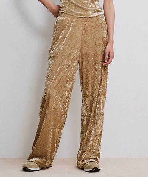 OUR WACOAL パンツ ベロアパンツ レディース : ZOZOTOWN Yahoo!店