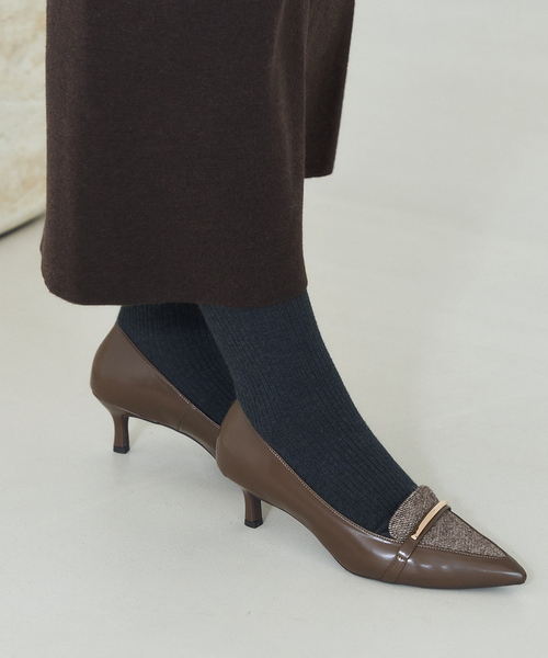 LE TALON（ル タロン） パンプス 5cmポインテッドローファーパンプス