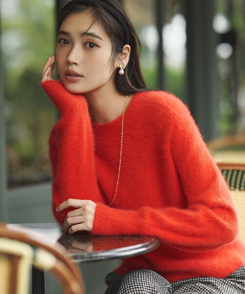 23区（ニジュウサンク） ニット セーター フォックスカシミヤファー