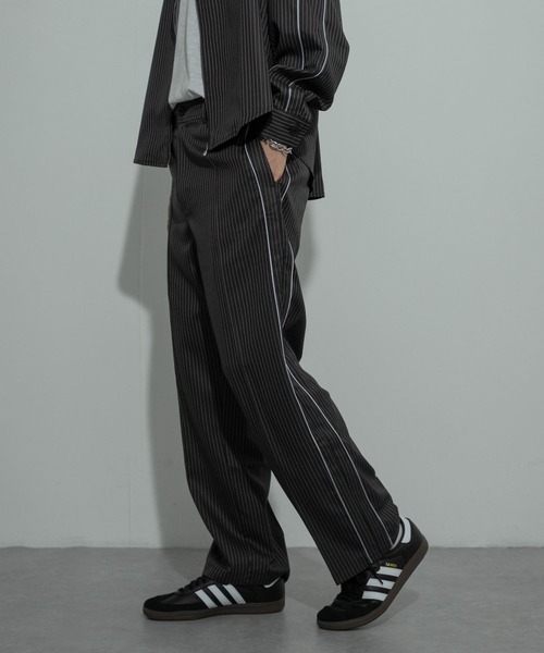 SENSE OF PLACE by URBAN RESEARCH パンツ サイドラインピンストライプ