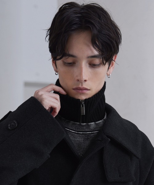 CLEL（クレイル） マフラー 「CLEL」Double-Zip Wool Neck Warmer