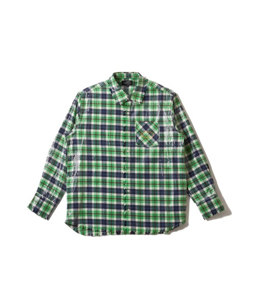 AFB（エーエフビー） シャツ SPANGLE SHIRTS メンズ : ZOZOTOWN Yahoo