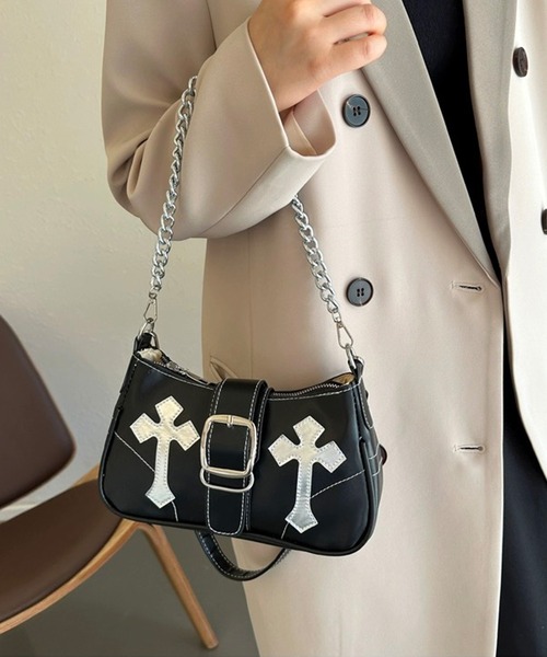 shopnikoniko（ショップにこにこ） ショルダーバッグ バッグ 十字架