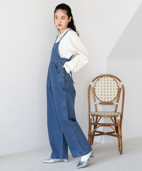 Dickies（ディッキーズ） サロペット オーバーオール バックリボン