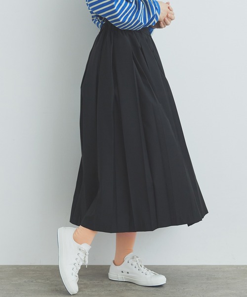 bulle de savon（ビュルデサボン） スカート T/R 太プリーツスカート