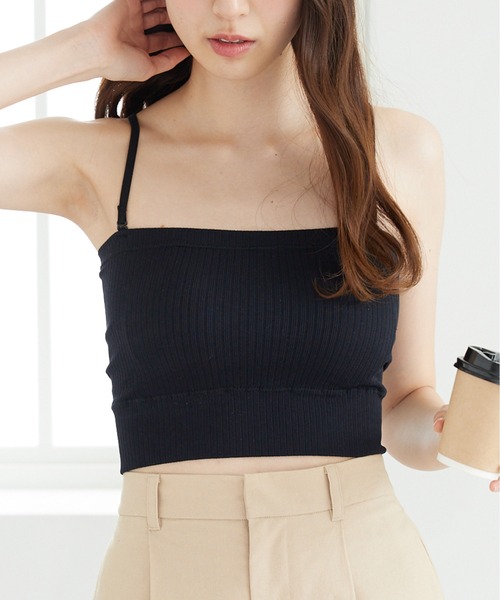 チューブトップ ベアトップ 「サイズ展開有り」カップ付ショート丈