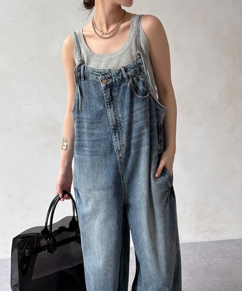 DouDou（ドゥドゥ） オールインワン 「WEB限定」 デニムオールインワン