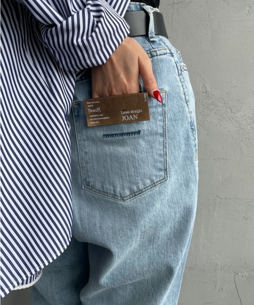 YANUK（ヤヌーク） ジーンズ デニム デニムパンツ JOAN ハイウエスト