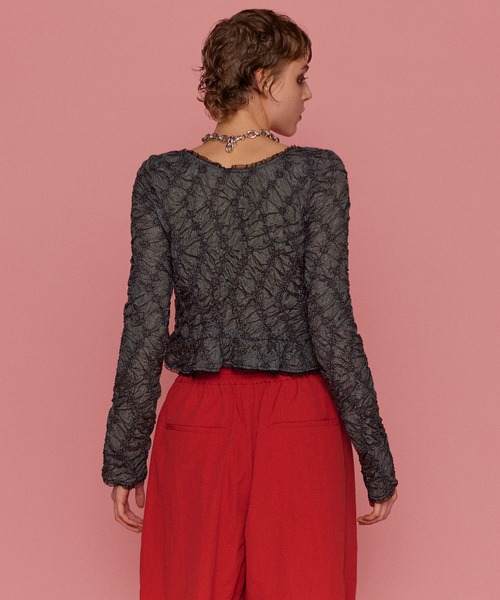 MAISON SPECIAL（メゾンスペシャル） ブラウス シャツ Flower Shirring