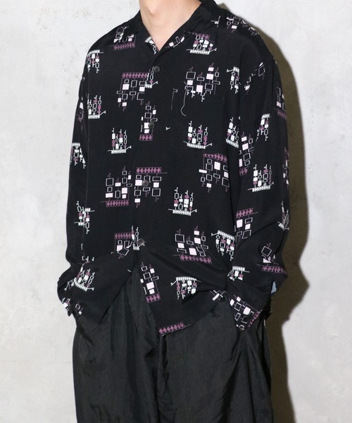 TOWNCRAFT（タウンクラフト） シャツ 50S ROCKABILLY SHIRTS 総柄