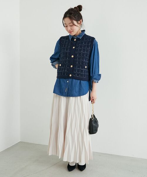 le.coeur blanc（ルクールブラン） ベスト ジレ TORRAZZO DONNA 別注