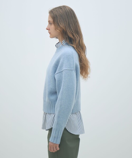 MACPHEE（マカフィー） ニット セーター ラムカシミヤ クルーネック