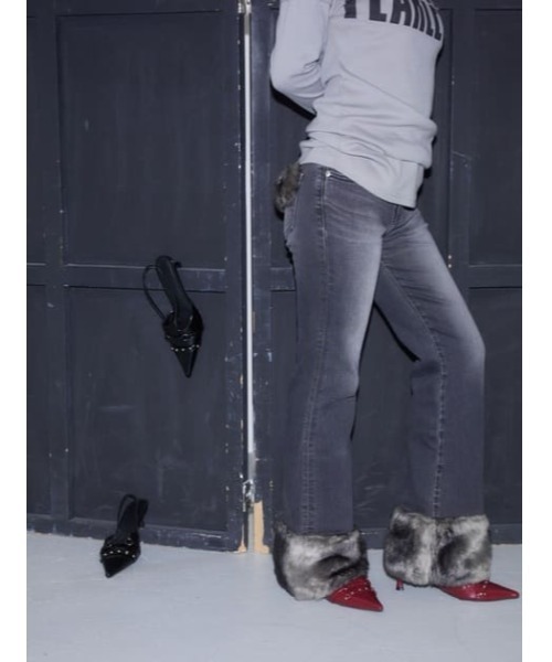 LAGUA GEM（ラグアジェム） ジーンズ デニム デニムパンツ FAUX FUR