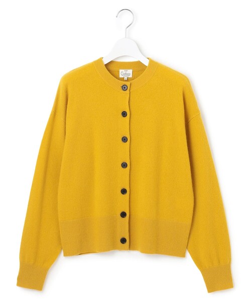 カーディガン 「Oggi掲載/洗える」ピュアカシミヤ ニットカーディガン