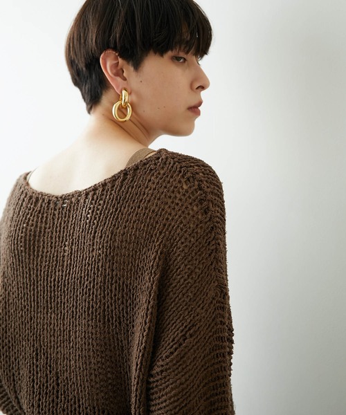 Whim Gazette（ウィム ガゼット） 長袖ニット FREE ブラウン