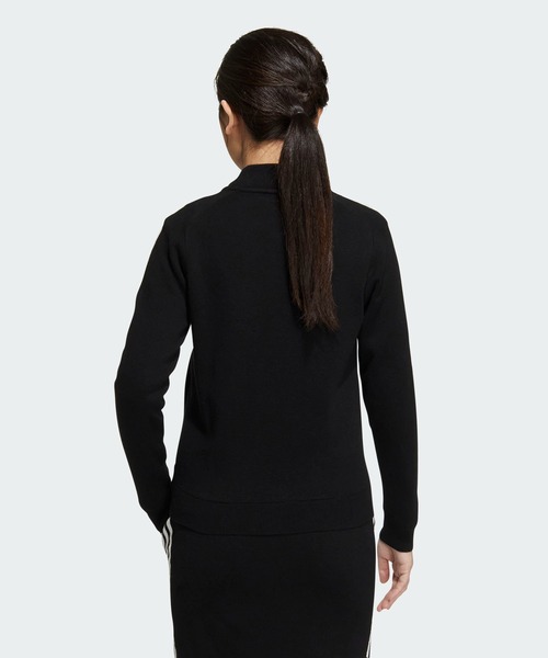 adidas（アディダス） ニット セーター スリーストライプス 防風 長袖