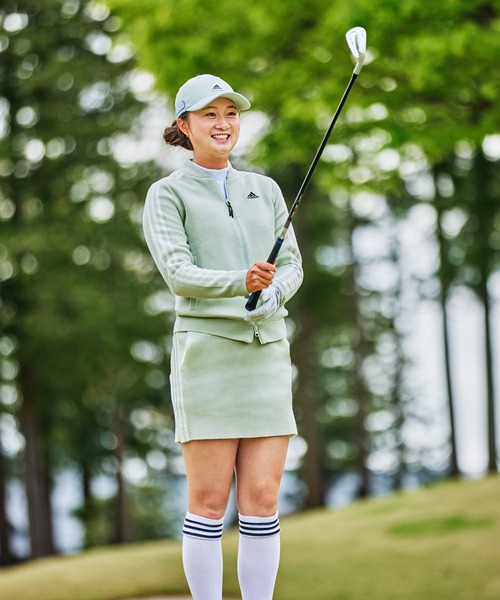 adidas（アディダス） ニット セーター スリーストライプス 防風 長袖