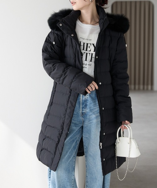 DUVETICA（デュベティカ） ダウンジャケット 40 モカ レディース