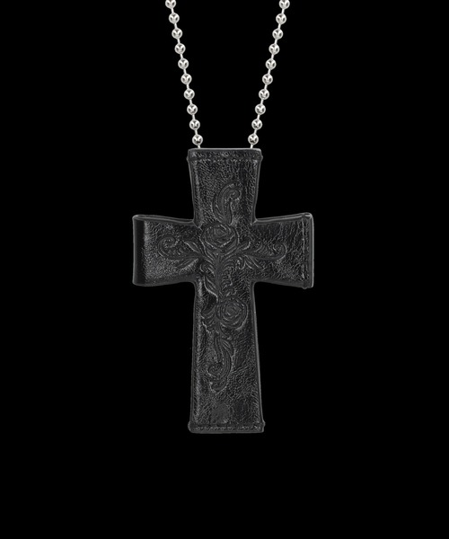 SCULPTOR（スカルプター） ネックレス Cross Leather Strap Wallet