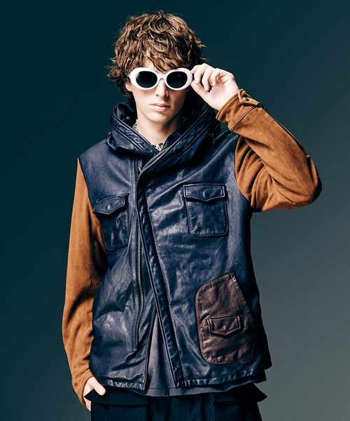 glamb（グラム） 革ジャン ライダース Carol Rosso Riders Jacket