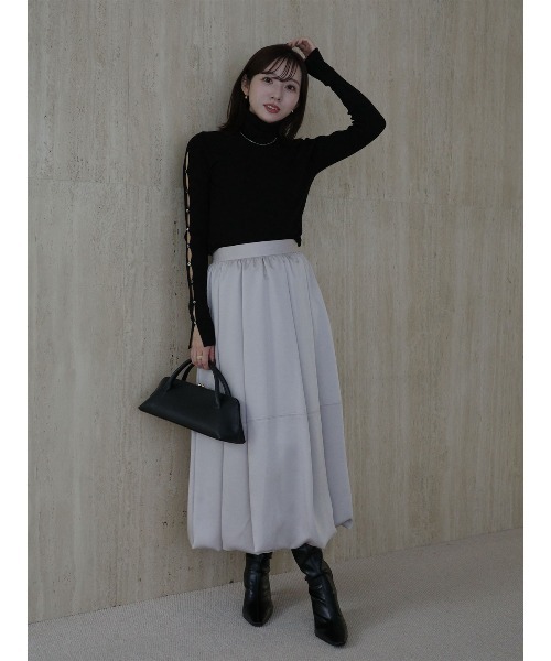 anuans（アニュアンス） ニット セーター スラッシュリブニット