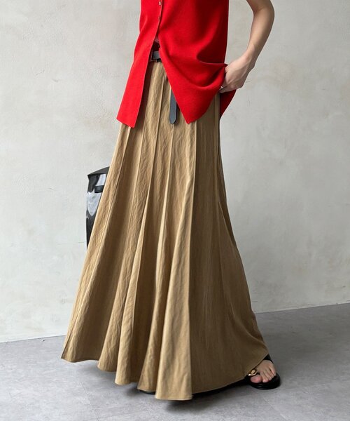 DouDou（ドゥドゥ） スカート パネルプリーツスカート : ZOZOTOWN