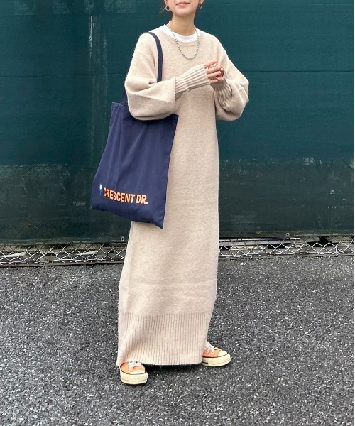 notch. ワンピース 「 notch. by KR 」ボリュームスリーブニット