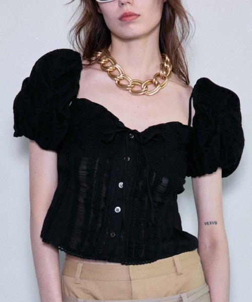 MAISON SPECIAL（メゾンスペシャル） ブラウス シャツ 2way Cotton