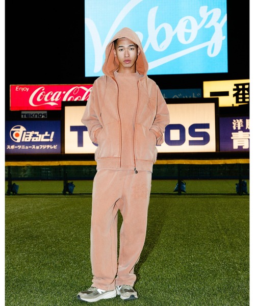 KEBOZ（ケボズ） パーカー EFG GARMENT SWEAT FULL ZIP HOODIE メンズ