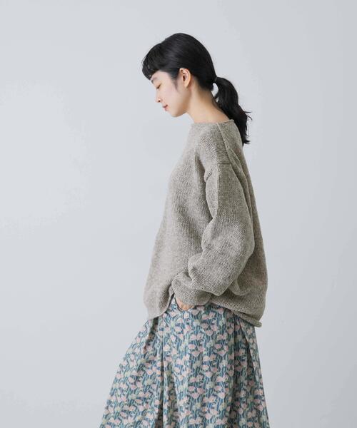 かぐれ ニット セーター 「2サイズ展開」ペルーボートネックニット