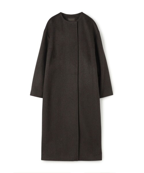 TOMORROWLAND collection ノーカラーコート コート ウェービーカシミヤ