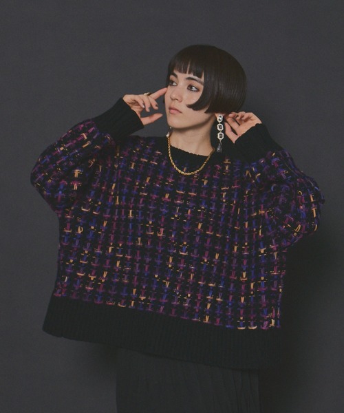 manana suerte（マニャーナスエルテ） ニット セーター マルチカラー
