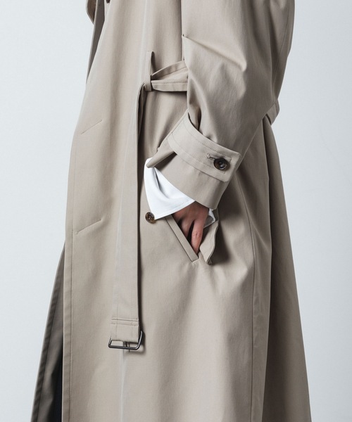 ATO（アトウ） トレンチコート コート stand collar single trench